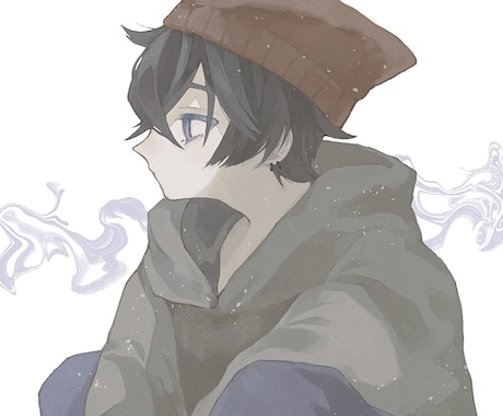一枚絵作成いたします 丁寧に、淡い色の一枚絵を描きます イメージ2