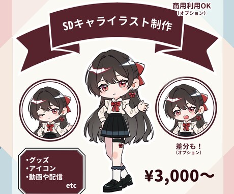 かわいいデフォルメキャラ描きます 先着5名様限定価格！SNSアイコンやグッズ制作に！ イメージ1