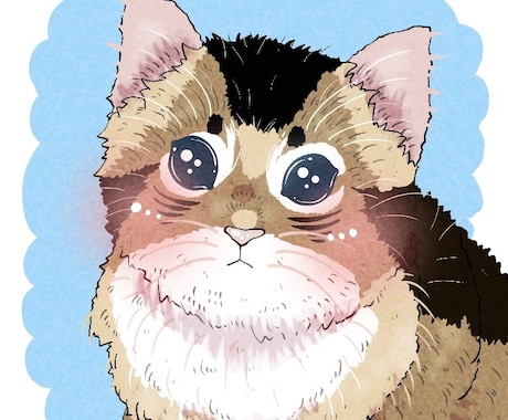 思い出に！可愛くポップにペットの似顔絵描きます 飼い主も追加でイラスト可能！ペットと一緒にいかがですか？ イメージ2