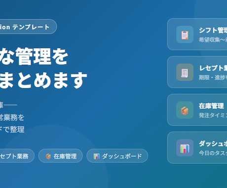 Notion：クリニック事務作業を楽にします クリニックの運営事務作業、ラクに一括管理！ イメージ1