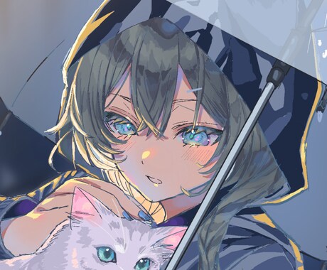 アイコンイラスト描きますます バストアップサイズのイラストを描きます イメージ2