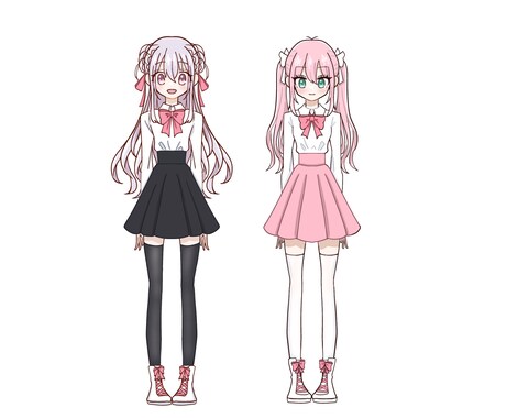 配信に興味ある方！1からキャラクターデザインします はっきりとした線画が得意！丁寧なヒアリングで安心 イメージ2