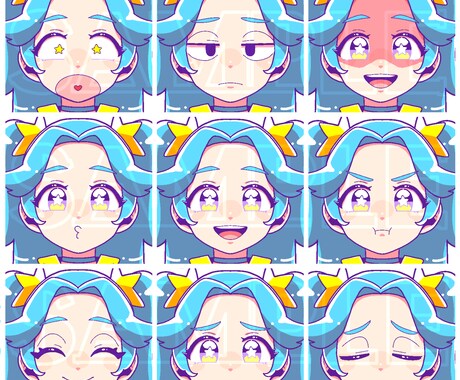 ポップでかわいい立ち絵を制作します 配信活動やゲーム制作、TRPGに使える立ち絵を制作します！ イメージ2
