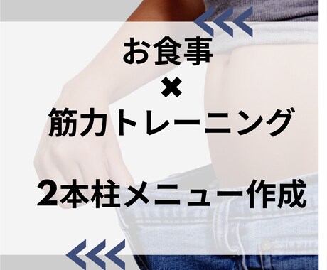 あなたに合ったベストなメニュー作成します 楽しく、がっつり、本気で、ゆるく。ご要望にお応えいたします♪ イメージ2