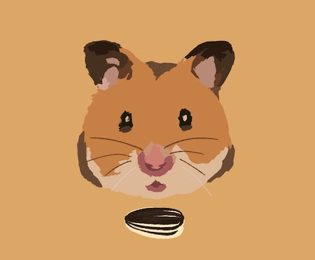 ペットの似顔絵アイコン描きます 絵本のような絵柄でおうちのお子さんを描きます！ イメージ2