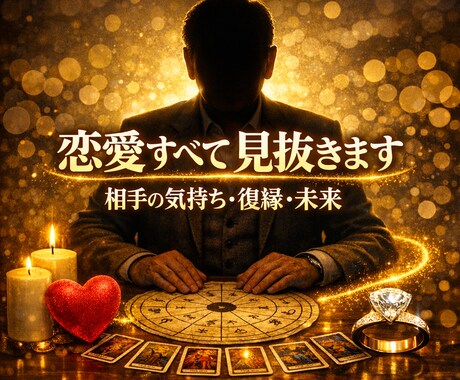 野々村竜太郎が恋愛全般をズバリ統合鑑定で導きます 相手の気持ち片思い復縁不倫浮気相性二人の未来出会いなど イメージ1