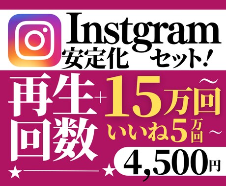 Instagramの運営安定化をお手伝いいたします 最近勢いがなくなってきたと感じている方におすすめセットです！ イメージ1