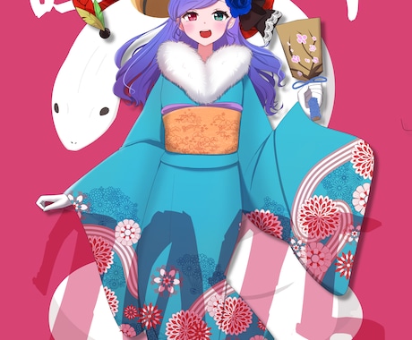 記念日や立ち絵等かわいいイラスト制作します キャラクターの個性が一目で伝わるイラストを制作します！ イメージ1