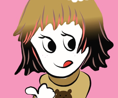 ポップでカラフル似顔絵アイコン描きます モノクロやシンプル系などもご依頼に合わせて対応いたします。 イメージ2