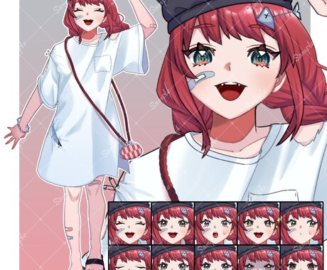 立ち絵製作いたします TRPG、ゲーム、配信におすすめです！ イメージ2