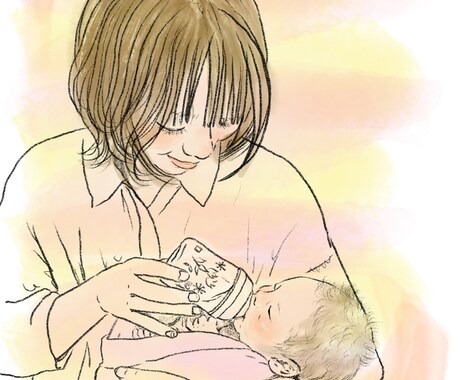 思い出を絵本風イラストにします 大切な思い出を、絵本の1ページに。 イメージ2