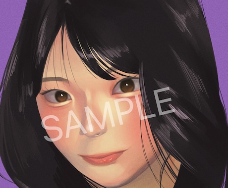 スピード納品‼️雰囲気重視のイラスト制作します SNSアイコン用に雰囲気のあるイラストを制作します。 イメージ2