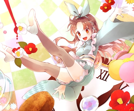 あなたのリクエストでオリジナルイラスト制作します web・雑誌・鑑賞用など様々な用途に利用可能です！ イメージ2