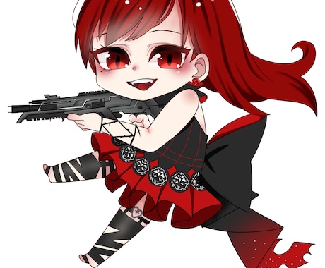SNSで使えるミニキャラアイコン描きます あなただけの特別なミニキャラアイコン イメージ2