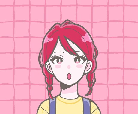 ポップで使いやすいアイコン絵を制作します SNSで使えるポップなイラストです！ イメージ1