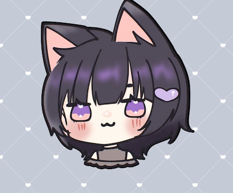 アイコン向け！ミニキャライラストお描きします ポップでかわいいミニキャラをお描きします！最短翌日納品！ イメージ1