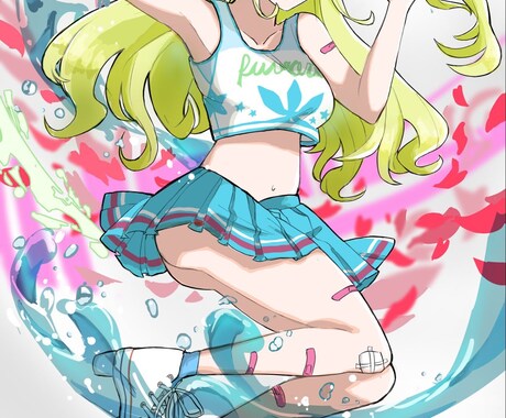 イラスト制作//鮮やかなキャラ絵を描きます イメージ1
