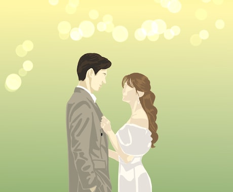 シンプルでお洒落なイラスト描きます 結婚式、Instagram、アイコン、名刺、ポスター イメージ2
