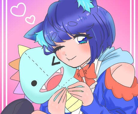 商用利用OK！理想のキャラクター描きます 等身イラストをアニメ塗りでどんなキャラにも挑戦します！ イメージ2
