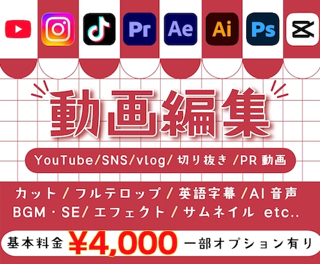 丸投げOK！YouTube等の動画編集します ジャンル問わずOK！丁寧なコミュニケーションを心がけます！ イメージ1
