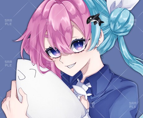 商用OK＊SNSアイコン制作します あなただけのSNSアイコン描きます！ イメージ2