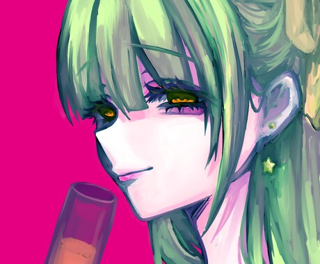 ダークからポップまで！胸上のイラスト描きます 厚塗りで重厚感のある人物イラストを制作いたします。 イメージ2