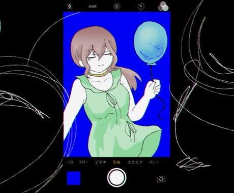 あなたの楽曲用にMVイラストを制作します あなたの音に寄り添う一枚”をお届けします イメージ2