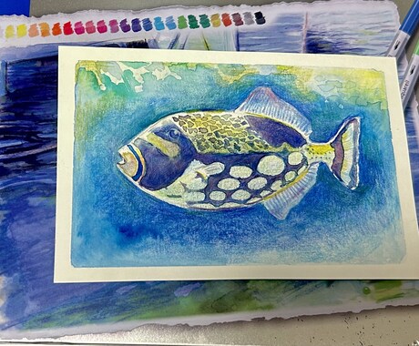 海の生き物を描きます 生きているかのようなイラストをお届けします! イメージ2