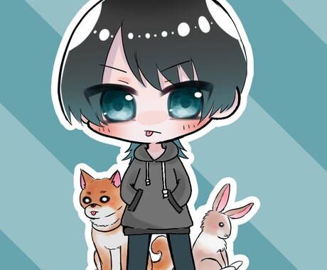 アイコンかきます 可愛いあなただけのアイコン制作 イメージ1
