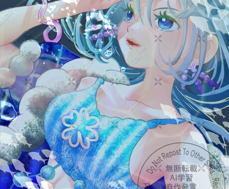 一枚絵、サムネイル、ヘッダー、描きます 。厚塗り〜アニメ塗OK、観賞用、贈答用、商用利用可！ イメージ2