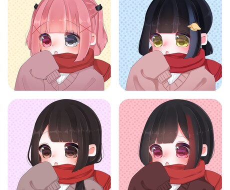 SNS用量産アイコン描きます お手軽に可愛いアイコンがほしい方へ！ イメージ1