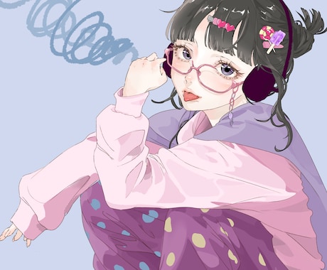 ゆるふわ可愛い女の子描きます 可愛い女の子イラストを皆様にお届けしたいです!!!! イメージ1