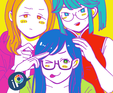 リアリティ&コミカルな人物絵を作成します イメージ1
