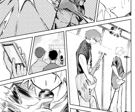 モノクロ漫画制作します あなたのキャクターを漫画にします!ぜひご依頼ください! イメージ1