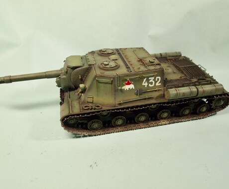 1/48大戦機1/35戦車プラモデル製作承ります 剥がし加工、ウエザリング等のダメージ塗装を得意としています。 イメージ2