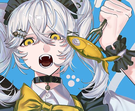 カッコイイ、美麗なイラスト制作いたします 【最短1週間納品！】MVやサムネイルなんでも承ります イメージ1
