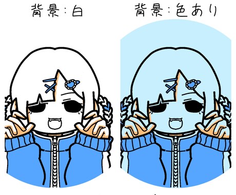 ゆるかわ似顔絵アイコンお描きします SNSやLINEスタンプに！シンプル線画＋お好きな1色 イメージ2