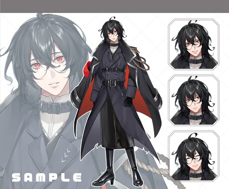 TRPGやゲームなどで使用できる立ち絵を描きます TRPGやゲーム、動画などに使用できる立ち絵を制作します イメージ2