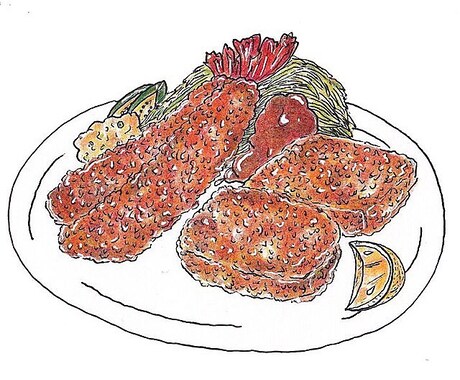 誰よりもおいしそうにご飯を描きます ご飯のイラストを描きます(イラスト単品、メニュー表、など イメージ1