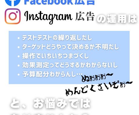 Facebook広告の運用代行します 【全て視る】現役マーケター こだわりの運用 イメージ2