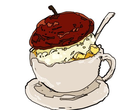 ラフ修正無制限｜お洒落でおいしそうな食べ物描きます 挿し絵や飲食店のメニューなどに最適◎｜企業実績あり イメージ2
