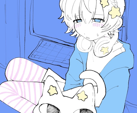 お友達へのプレゼントもお描きします 1枚絵のプレゼントや自分用のアイコンなどにどうぞ イメージ2