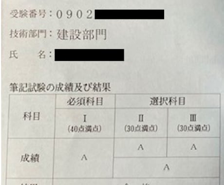 AAA評価上位　技術士二次試験筆記論文を添削します 建設部門全科目対応、AI活用の採点、模範解答例を提供します。 イメージ1