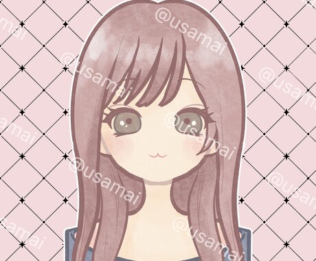 表情差分有☆かわいいアイコン作成いたします 男性女性どちらもOK！SNSやブログにおすすめ☆ イメージ2