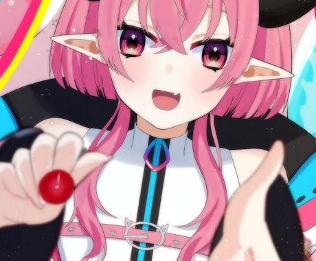 SNSや配信で使えるイラストを描かせていただきます Vtuber様・配信者様・活動者様にぴったりの一枚を イメージ1