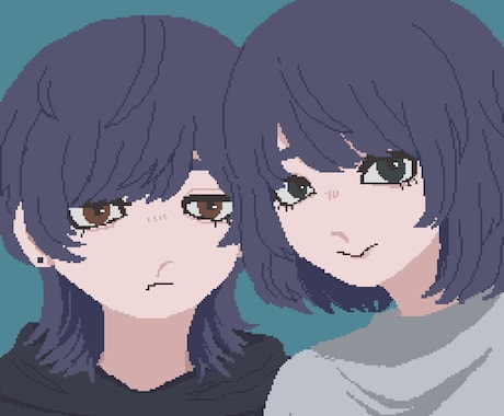 アイコンなどのドット絵お描きします カワイイから仄暗いまで！貴方の好きに寄り添います イメージ2