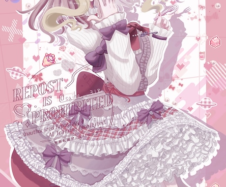 可愛い全身イラストを作成います MVイラスト、立ち絵などご希望のイラストをお作りいたします！ イメージ2