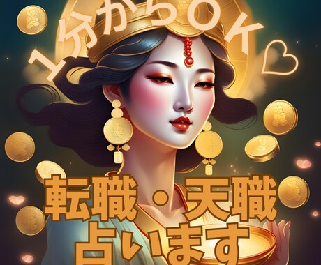 １分からOK♡あなたの転職・天職占います 転職のお悩み、自分に向いている仕事は何かとことん占います イメージ1
