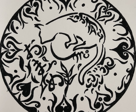 SNSなどのアイコンに適しています 丸型の中にイラストや似顔絵など描きます。 イメージ2