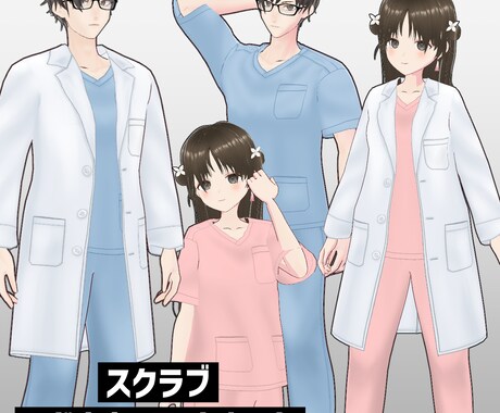 製作者B：Vroid用の衣装を作成します VTuberの方や個人で楽しみたい方、新しい衣装をお考えの方 イメージ2